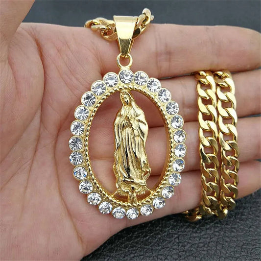 "The Virgin Mary" Pendant Necklace